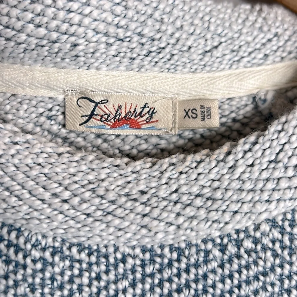 Faherty Whitewater Crew Neck Sweater size XS - Picture 3 of 6